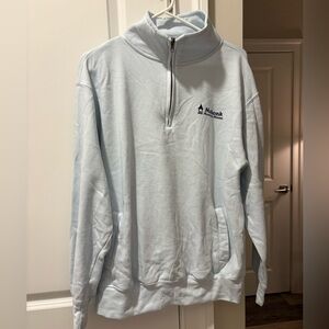 Mohonk Mountain House Light Blue Women's Zip-Up Sweater